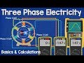 Three Phase Electricity Basics and Calculations electrical engineering