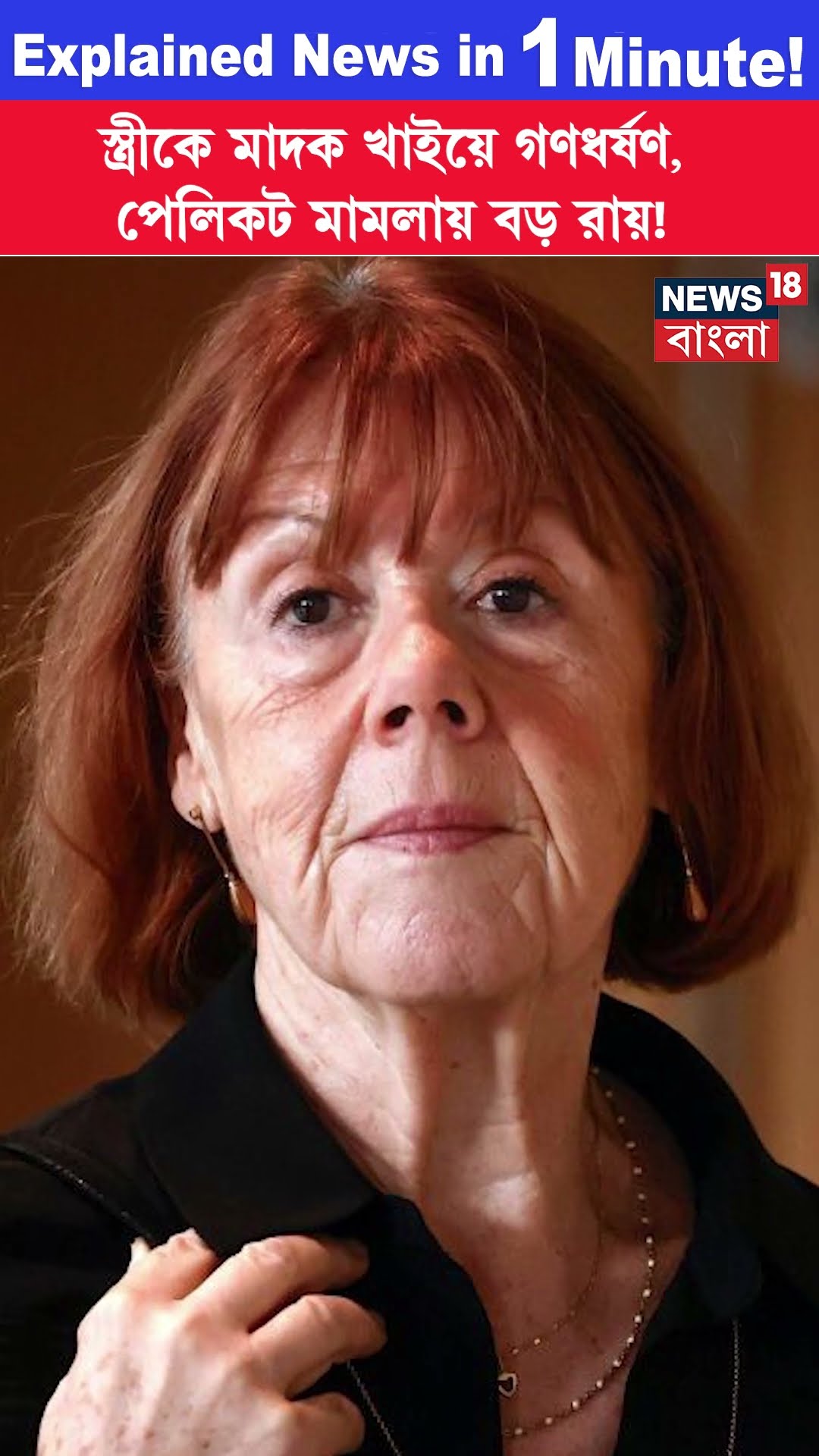 Gisele Pelicot Case । স্ত্রীকে মাদক খাইয়ে গণধর্ষণ, Pelicot Case এ বড় রায়! । N18G । #shorts
