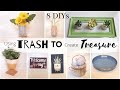 RECYCLE HOME DECOR + DIY SPRING FARMHOUSE DECOR +USING TRASH TO CREATE TREASURE +Budget Dollar Tree