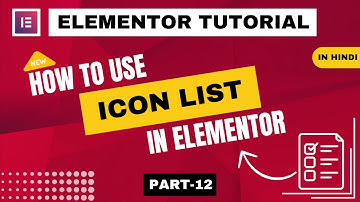 How To Use  Icon List In Elementor Like a Pro| | Elementor Icon List Widget | 2025