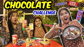 😱Mixing All CHOCOLATES Together😳 - ⚠️Don't Try this at HOME🚫 || Craziest Challenge🤪| Ammu Times