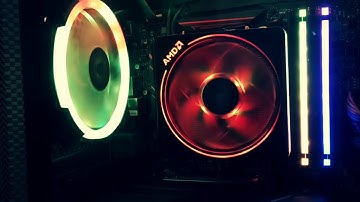 Ryzen 7 2700x Wraith prism cooler mirage effect Showcase