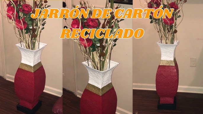 JARRÓN DE CARTÓN GRANDE