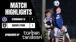 Match Highlights Stranraer 1-1 Queens Park Scottish Gas Scottish Cup
