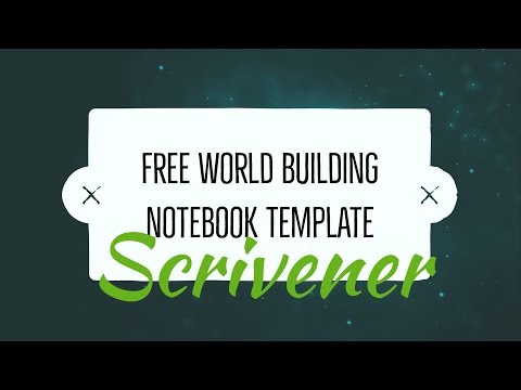 FREE Scrivener World Building Notebook Template Tour | Resources For Writers