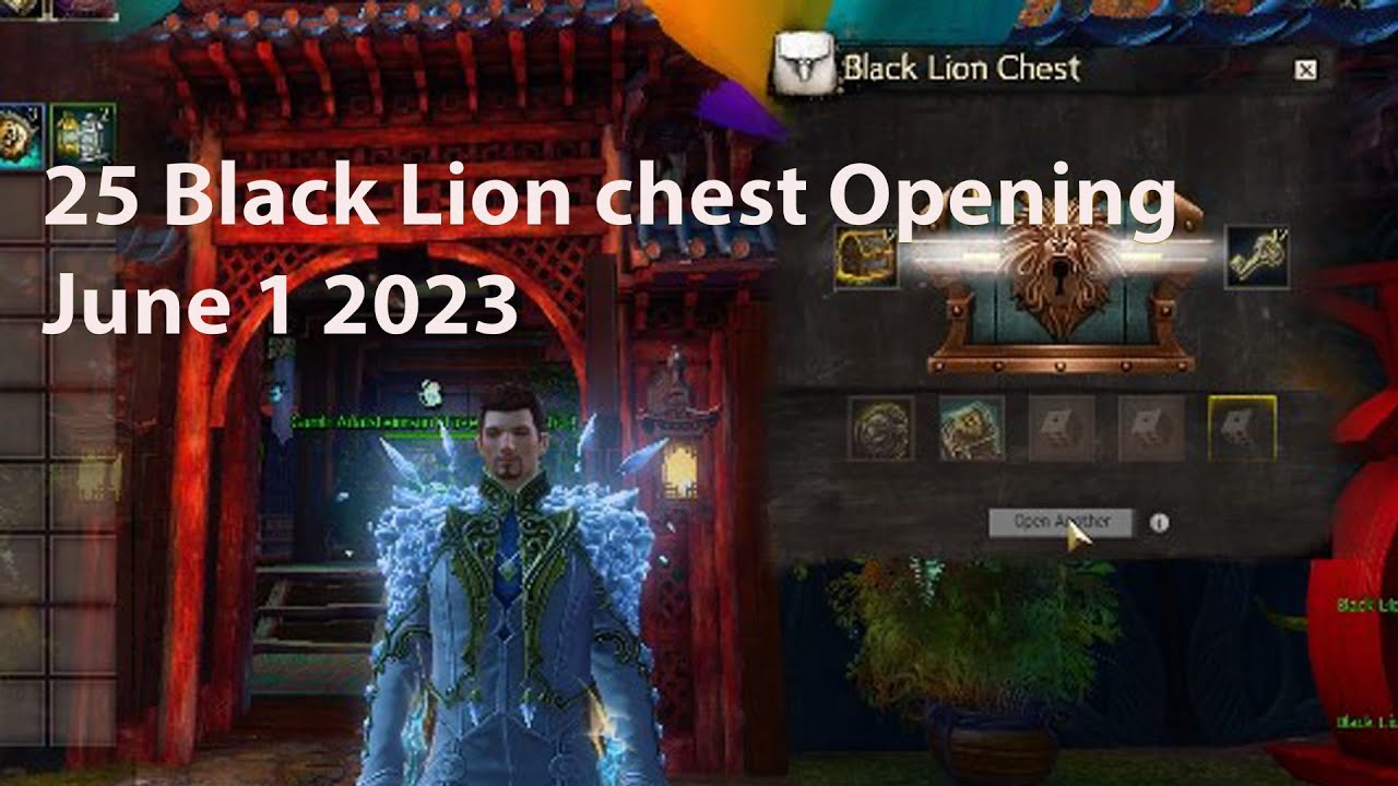 Guild Wars 2 Opening 25 Black Lion chest June 2023 YouTube