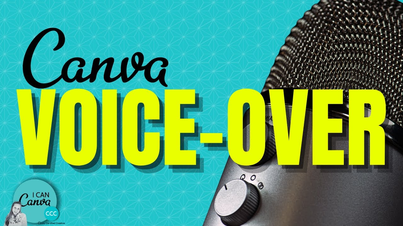 canva presentation voice over