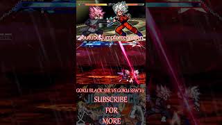 Goku Black Ssr Vs Goku Ssw V2