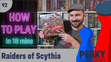 How to play Raiders of Scythia board game - Full teach - Peaky Boardgamer