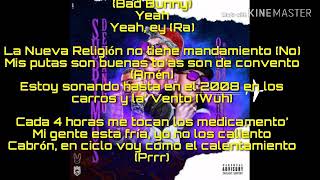 Bad Bunny Ft Omy De Oro & Shootter ledo - Subimos de rango {letras oficial}