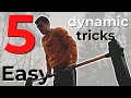 How statics boy learned 5 easy calisthenics tricks(dynamics)