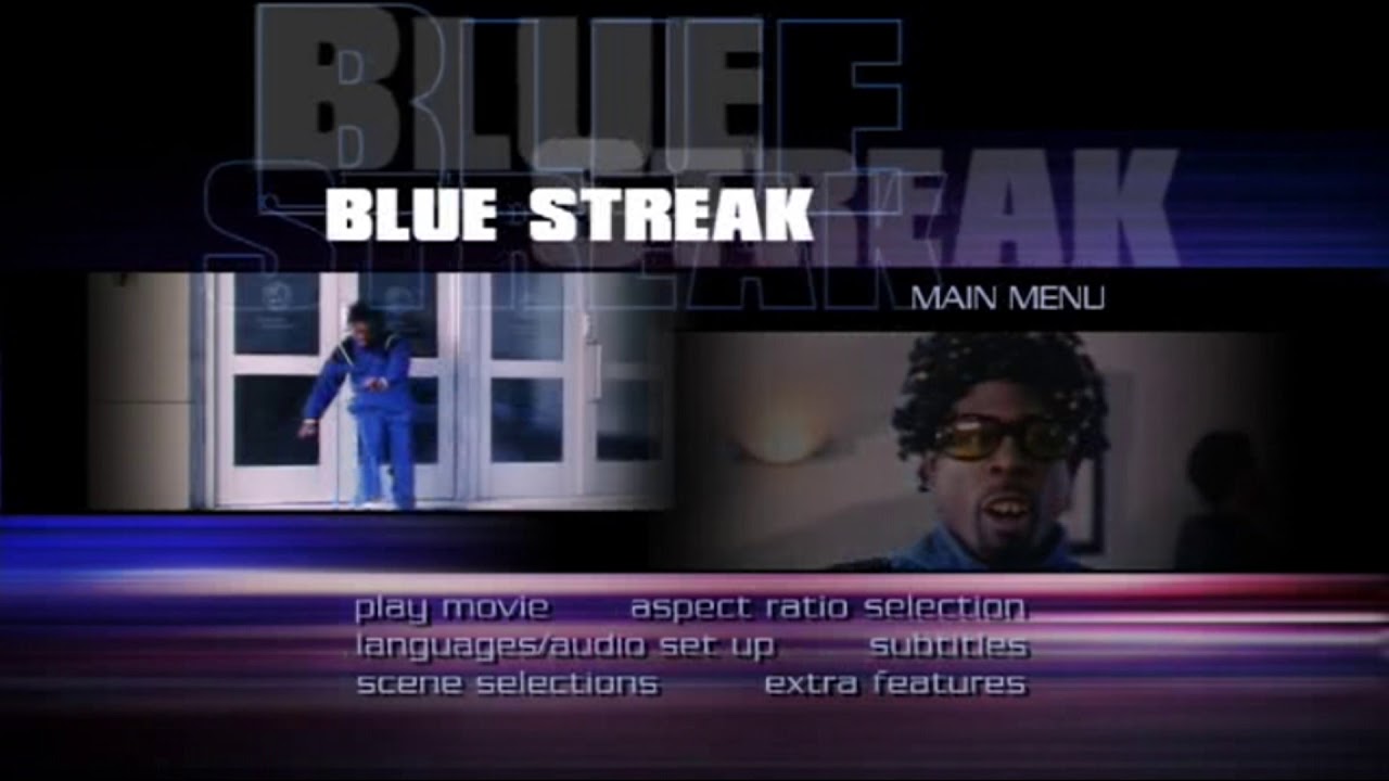 Blue Streak DVD Menu - YouTube