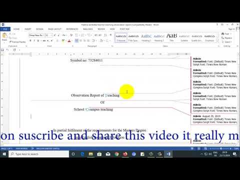 Video: How To Remove Markup In A Word