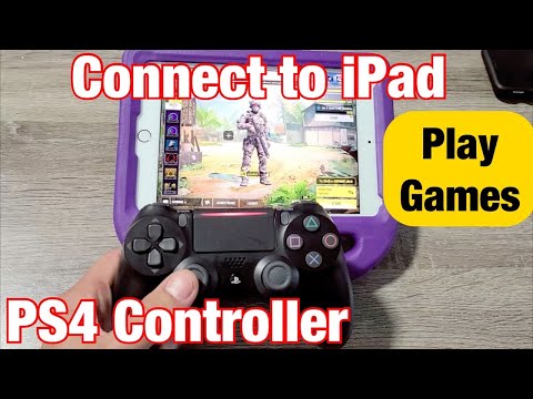 PS4 नियंत्रक के साथ iPad पर गेम खेलें