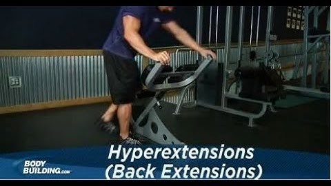 Hyperextensions (Back Extensions) - Core / Back Exercise - Bodybuilding.com