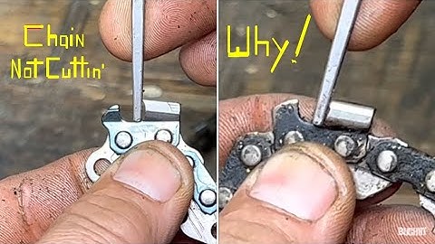 Your Chainsaw will Cut Faster after this video!