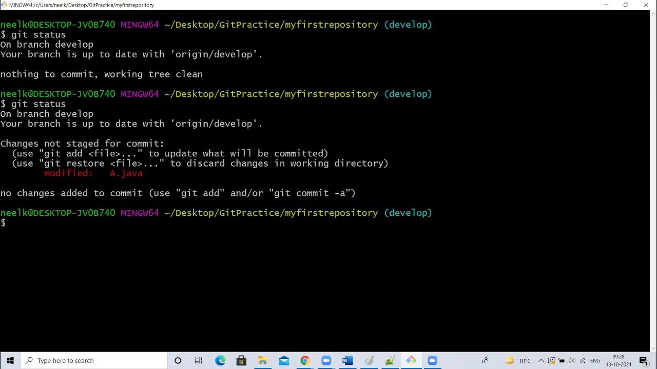 #31-git stash, git stash list, git pop and apply - YouTube