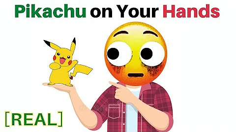 This video will make you see a Pikachu on your hands!🤯(REAL)