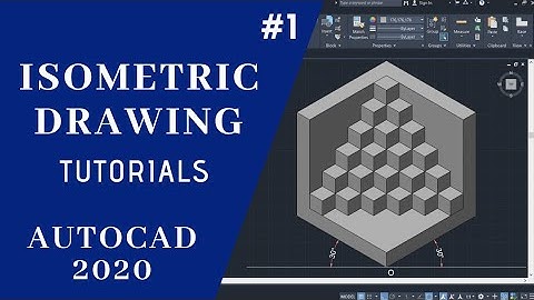 Isometric Cube Drawing Tutorial | AutoCAD 2020 | Exercise 1