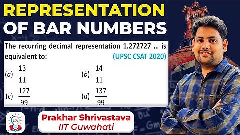 CSAT PYQs: Representation of Bar Numbers Based Questions l UPSC CSE Prelims 2026 l Legacy IAS