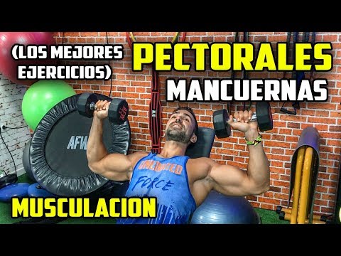 Como trabajar pectorales con mancuernas