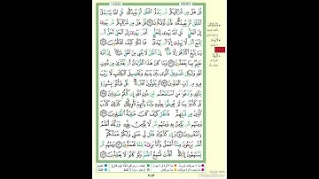 الصفحة ٢١٣ من القرآن الكريم...القارئ د.بريك سعد بريك