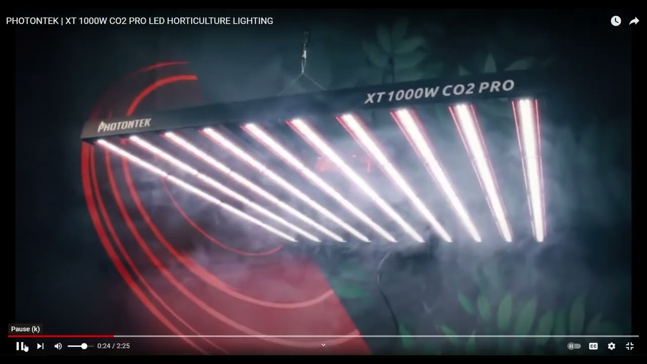 PhotonTek XT 1000W CO2 Pro LED Grow Light