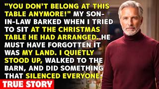 You Don't Belong At This Table Anymore! My Son-In-Law Barked At Me During Christmas — Quietly...