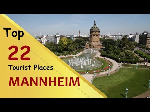 "MANNHEIM" Top 22 Tourist Places | Mannheim Tourism | GERMANY