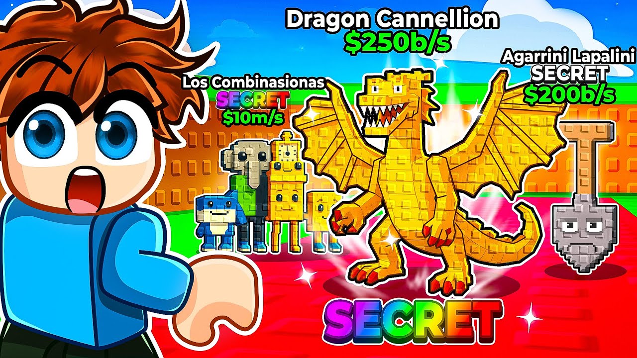 Jag Använde OÄNDLIG TUR För Att Få ALLA NYA BRAINROTS i Steal A Brainrot!