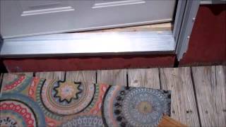 Installing new mobile home doors