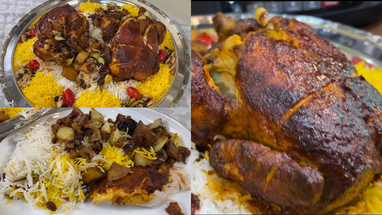 دجاج محمر بطريقه خاصة بحشوة ملوكيه ولا اروع