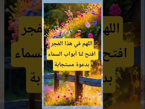 دعاء الفجر الجميل يبدد الهموم ويملأ يومك بركة ونور ا جلب الرزقق تيسير الامور قضا الحوايج