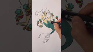 ???amazing little mermaid Ariel coloring??thelittlemermaid