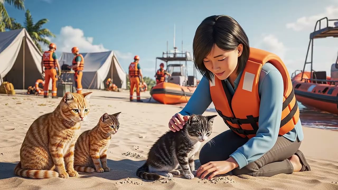 After the Shipwreck: Mama Cat’s Journey to Reunite a Lost Kitten with His True Family