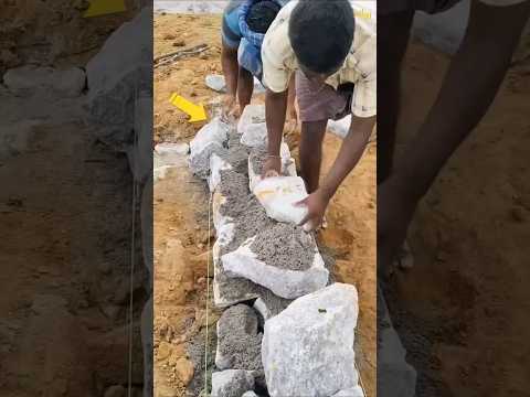 بناء البيوت بستخدام الاحجار