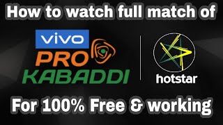 How to watch Vivo pro kabaddi live in Mobile for free | HOW TO WATCH Vivo PRO KABADDI FOR FREE screenshot 5