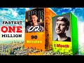 Fastest Hit 1 Million Subscribers on YouTube/3D Data Comparison Video
