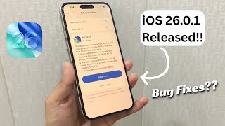 iOS 26.0.1 Just Dropped - Should You Update Your iPhone?