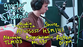 Guitar Mic Shootout - AT4050ST Neumann TLM103 KSM141 MC930 Aston Origin Ryan Yingst