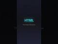 HTML — The Skeleton of the Web