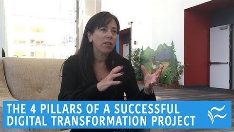 The 4 pillars of a successful digital transformation project