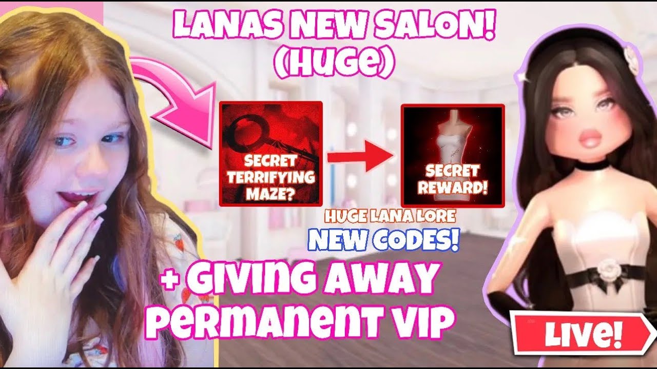LIVE HUGE UPDATE LANAS NEW SALON SECRET MAZE ITEMS GIVING VIP 