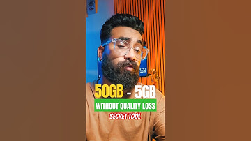 Compress Videos ⏳️ without losing quality😱✅️ 100% quality #compress #tips #videoediting #free