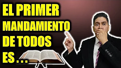 ¿Cuál era el primer mandamiento del Génesis?