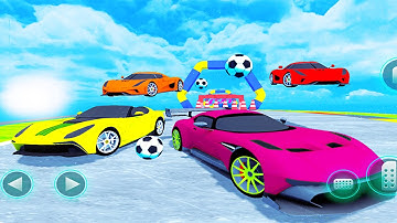 GT Car Mega Ramp: Stunt Racing - Car Stunt Master 3D  - Android iOS Gameplay