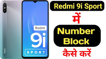 How to block any number in Redmi 9i Sport || how to add any number in blacklist on Redmi 9i Sport ||