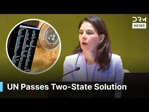 UN Passes Landmark Resolution On Two-State Solution | Nations Approve Despite US Opposition | AQ1E