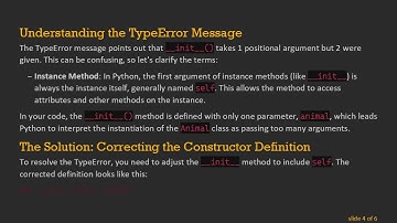 How to Fix the TypeError in Your Python Object-Oriented Programming Code