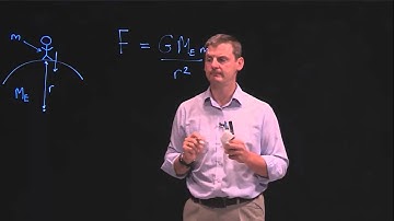 Lightboard Demo - Calculating the mass of the Earth on the Lightboard